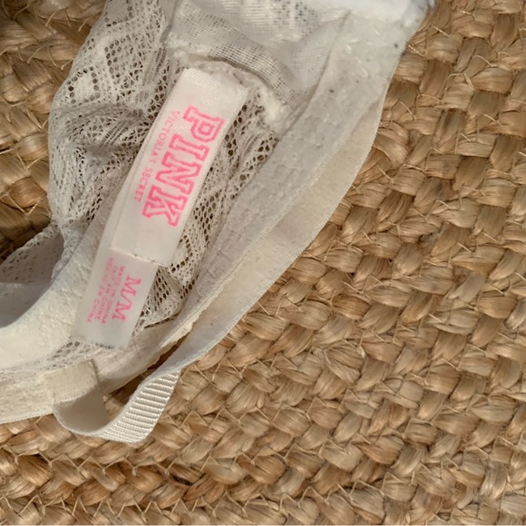 2 Victoria secret PINK padded bralettes size medium - Picture 7 of 9